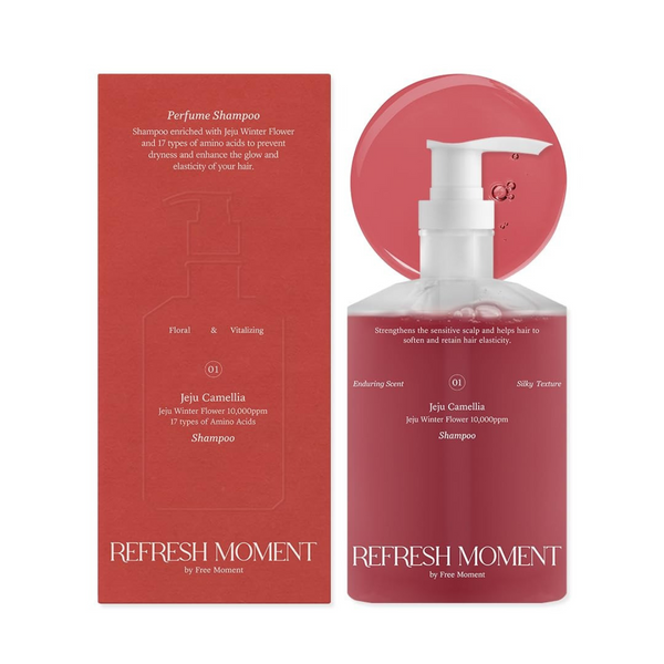 FREEMOMENT Osvěžující parfémovaný šampon 01 Jeju Camellia