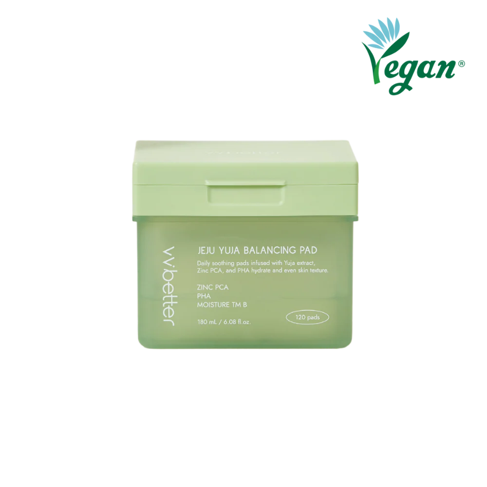 VVBETTER Balancující tonizační polštářky s extraktem z yuzy, 180 ml / 120 ks